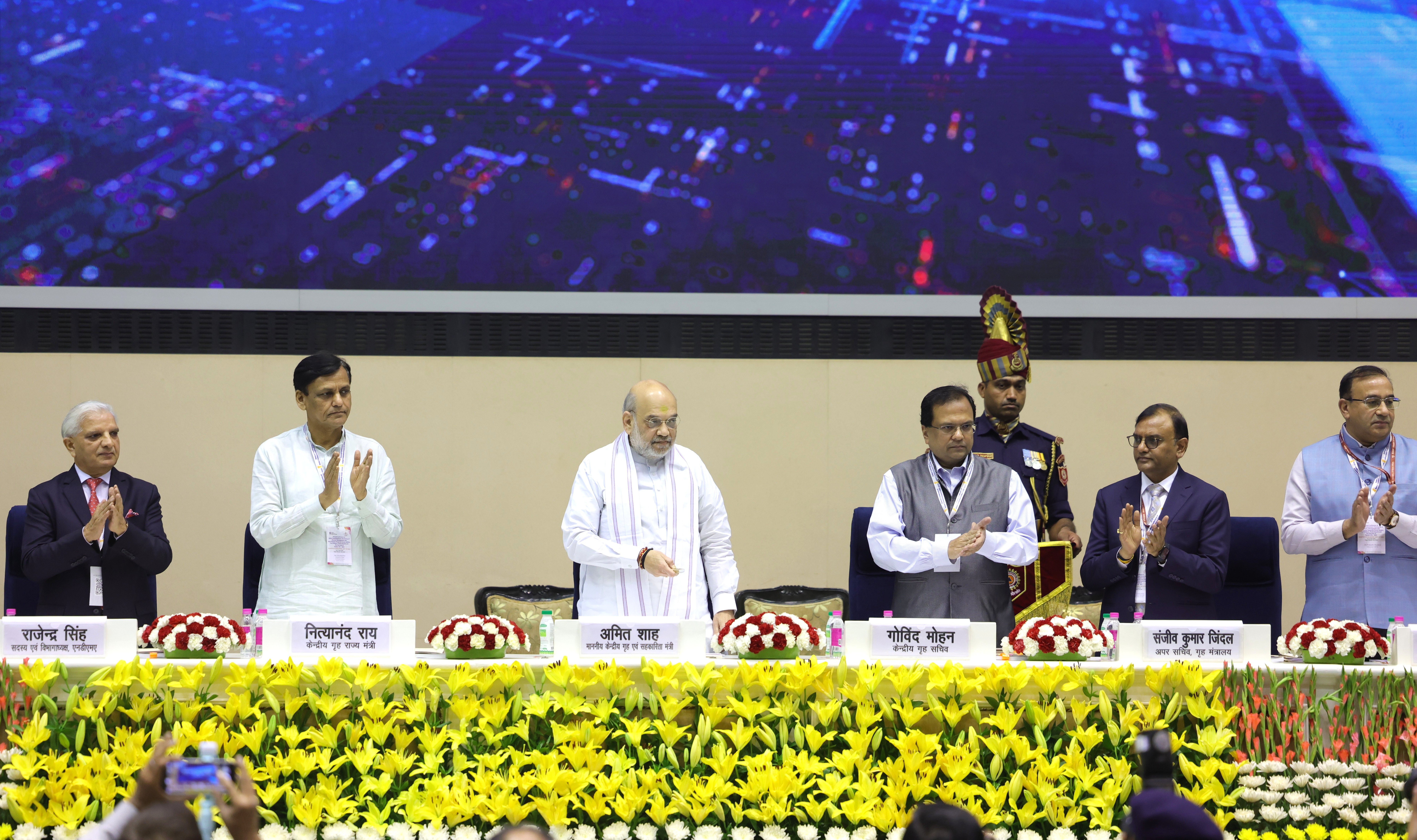 Union Home Minister and Minister of Cooperation Shri Amit Shah addresses the Annual Conference of Relief Commissioners and Disaster Response Forces of States and Union Territories as the Chief Guest in New Delhi