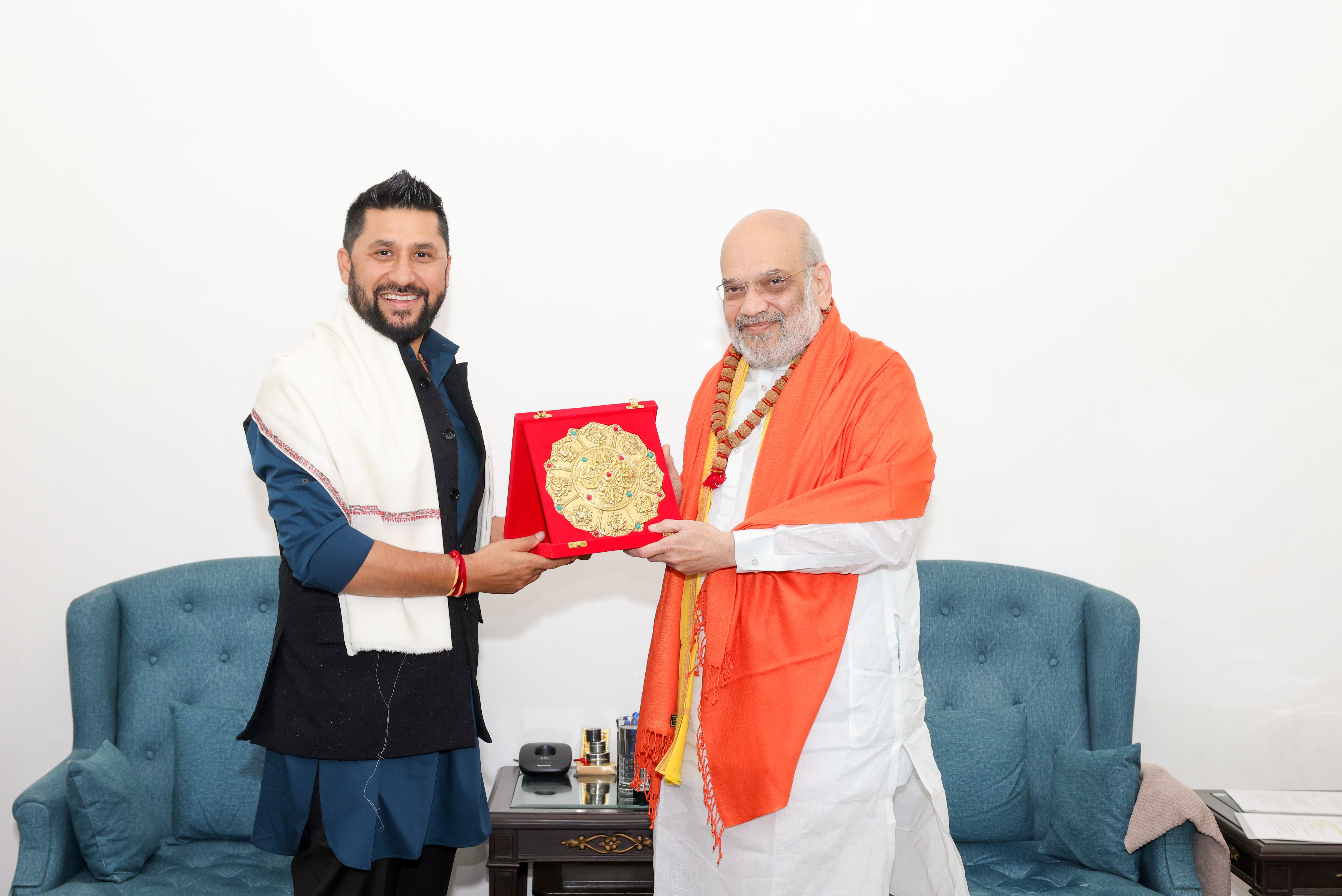 Union Home Minister and Minister of Cooperation Shri Amit Shah holds a meeting with the Nepalese delegation led by Shri Rabi Lamichhane, Chairman, Rastriya Swatantra Party (RSP), in New Delhi today.