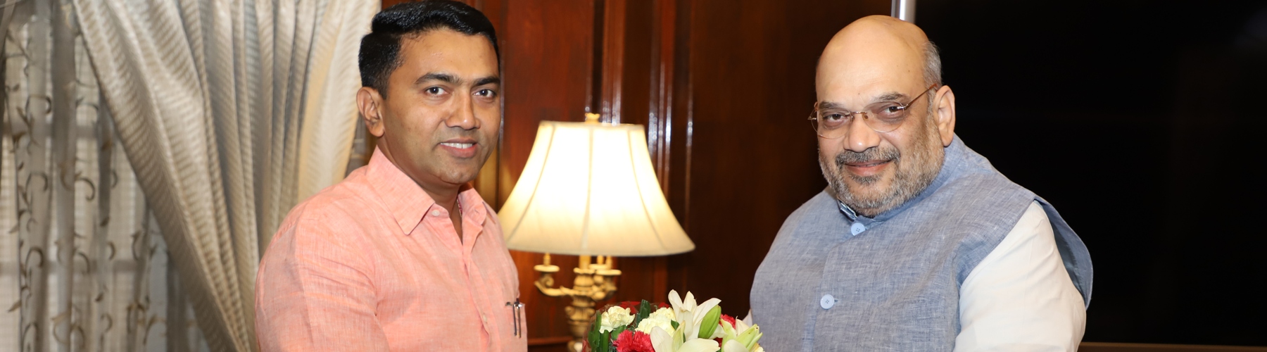 The Governor of Assam Shri Jagdish Mukhi calling upon Union Home Minister Shri Amit Shah in New Delhi on June 14, 2019.