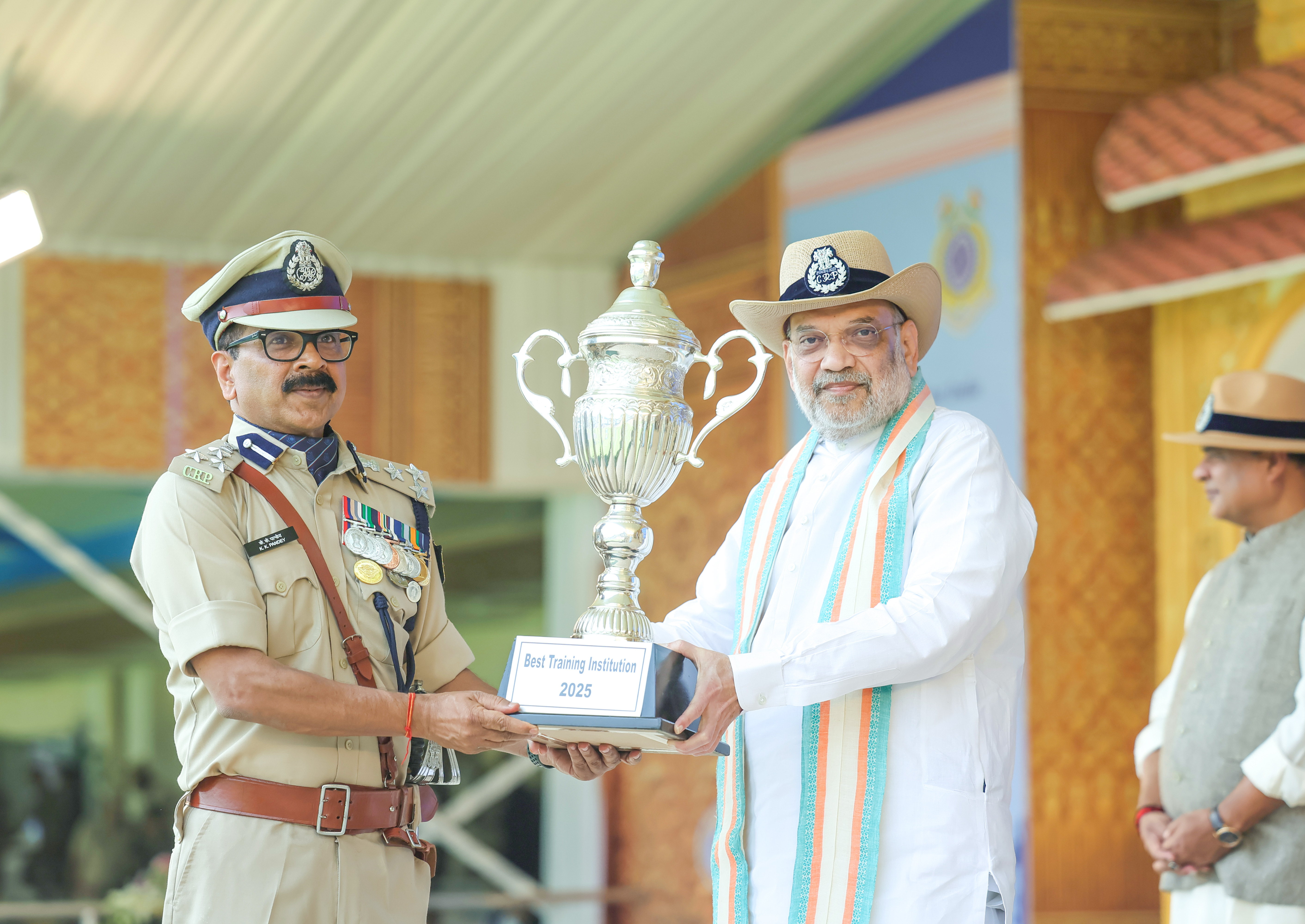 Union Home Minister and Minister of Cooperation, Shri Amit Shah attends the 87th Raising Day celebrations of CRPF in Guwahati, Assam