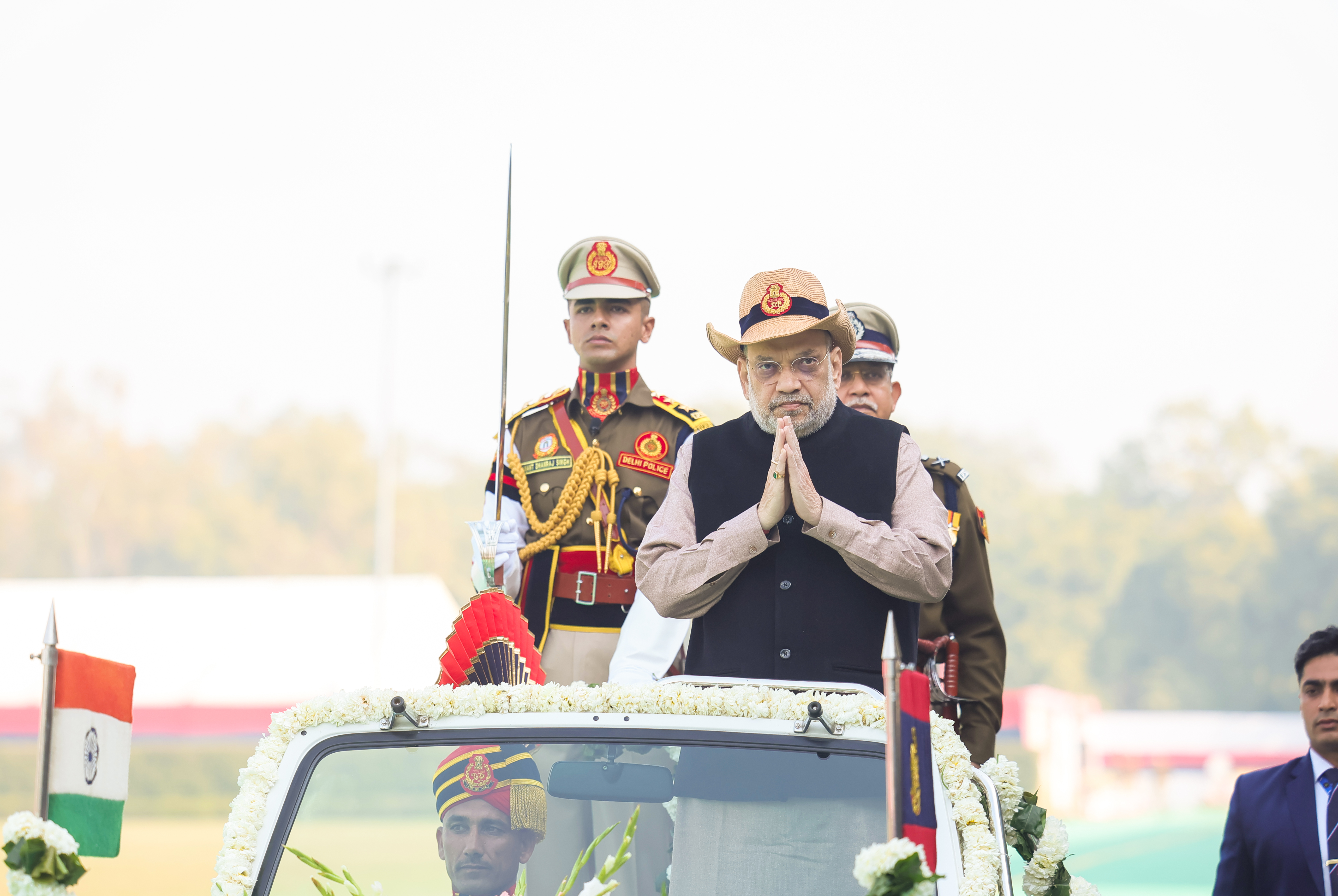 Union Home Minister and Minister of Cooperation Shri Amit Shah addresses the 79th Raising Day ceremony of Delhi Police as the Chief Guest in New Delhi