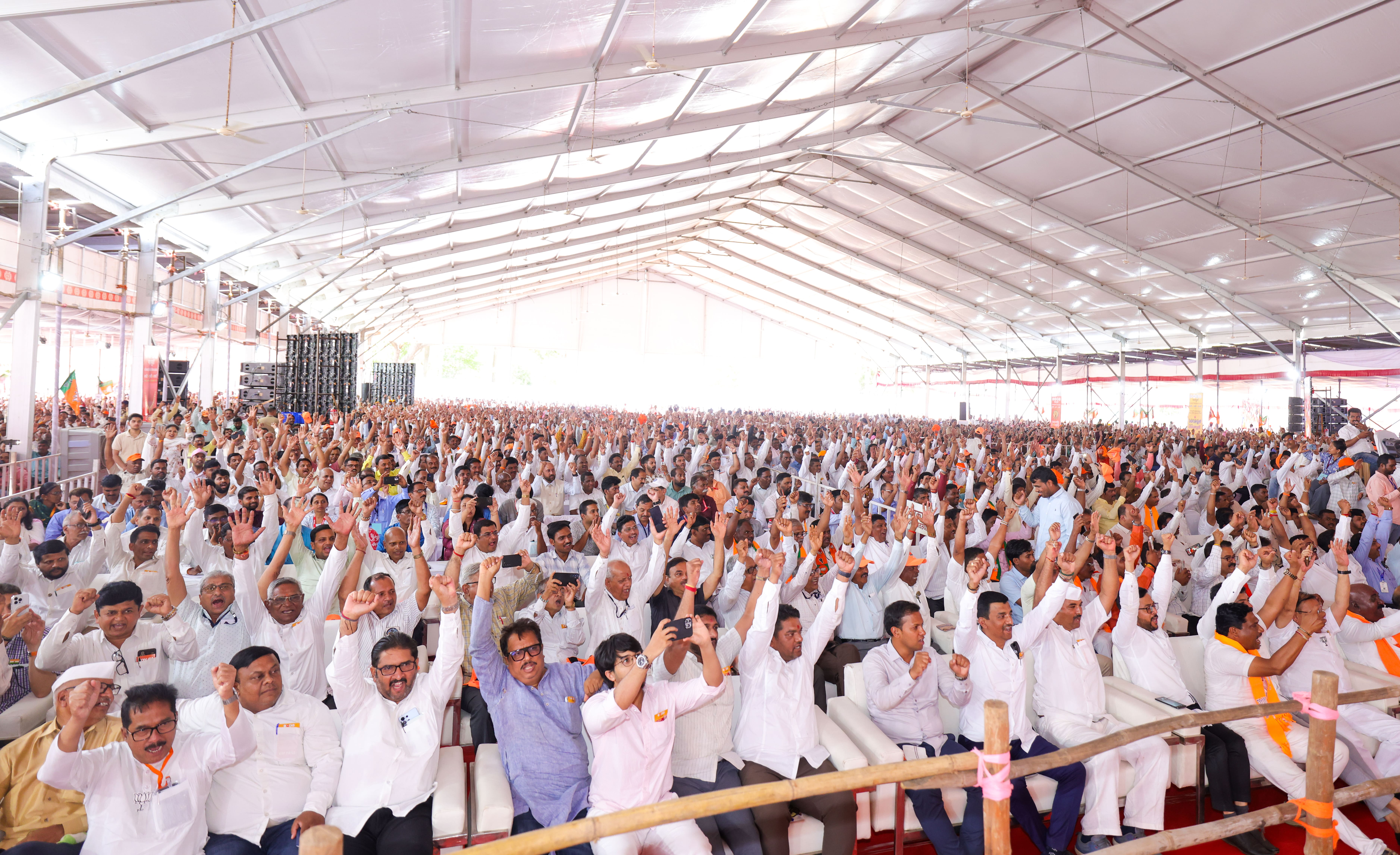 Union Home Minister and Minister of Cooperation Shri Amit Shah Interacted with the people of Maharashtra in the sacred land of Kolhapur, blessed by Maa Mahalakshmi Ambabai, and highlighted the unprecedented achievements of the past 12 years under Prime Mi