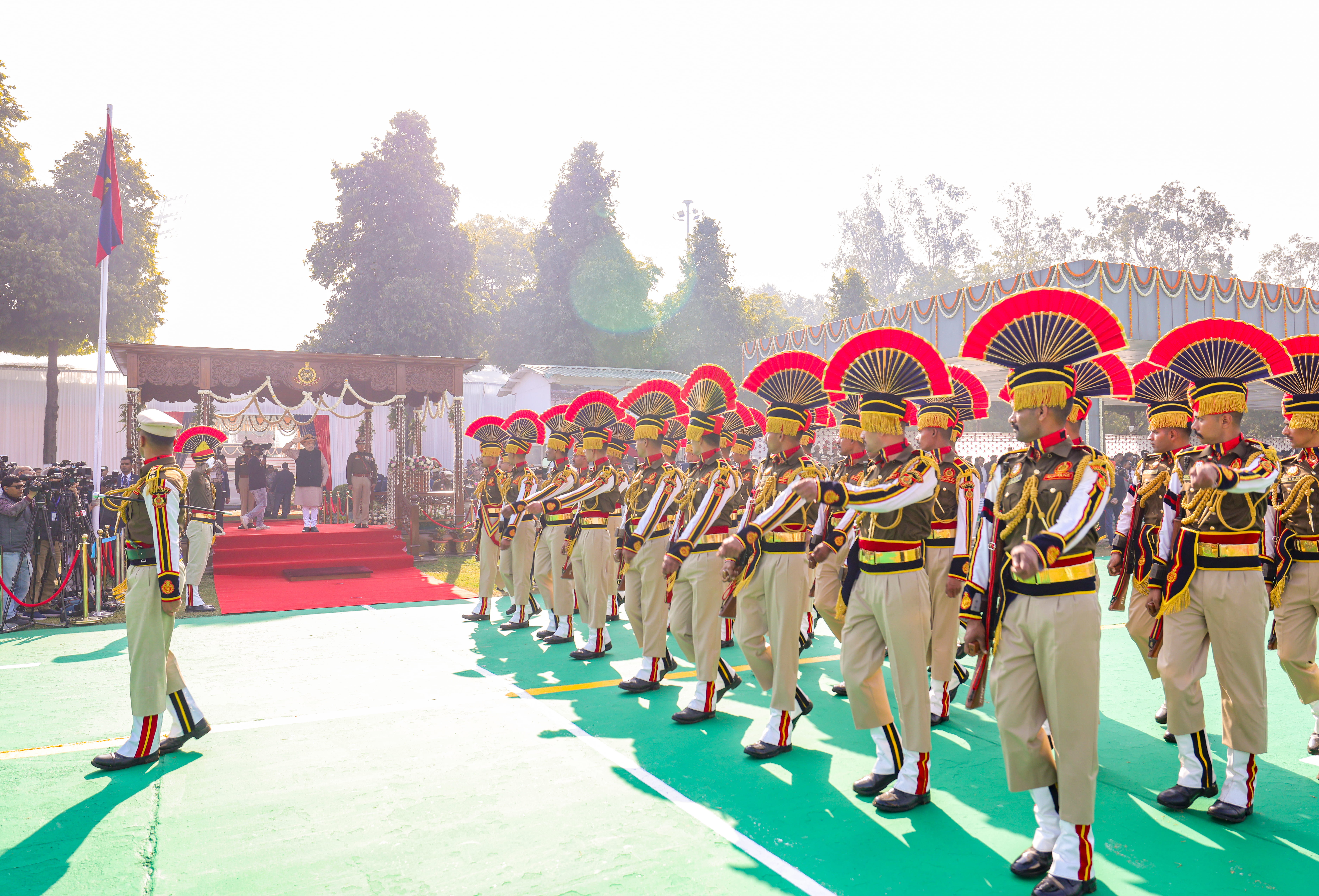 Union Home Minister and Minister of Cooperation Shri Amit Shah addresses the 79th Raising Day ceremony of Delhi Police as the Chief Guest in New Delhi