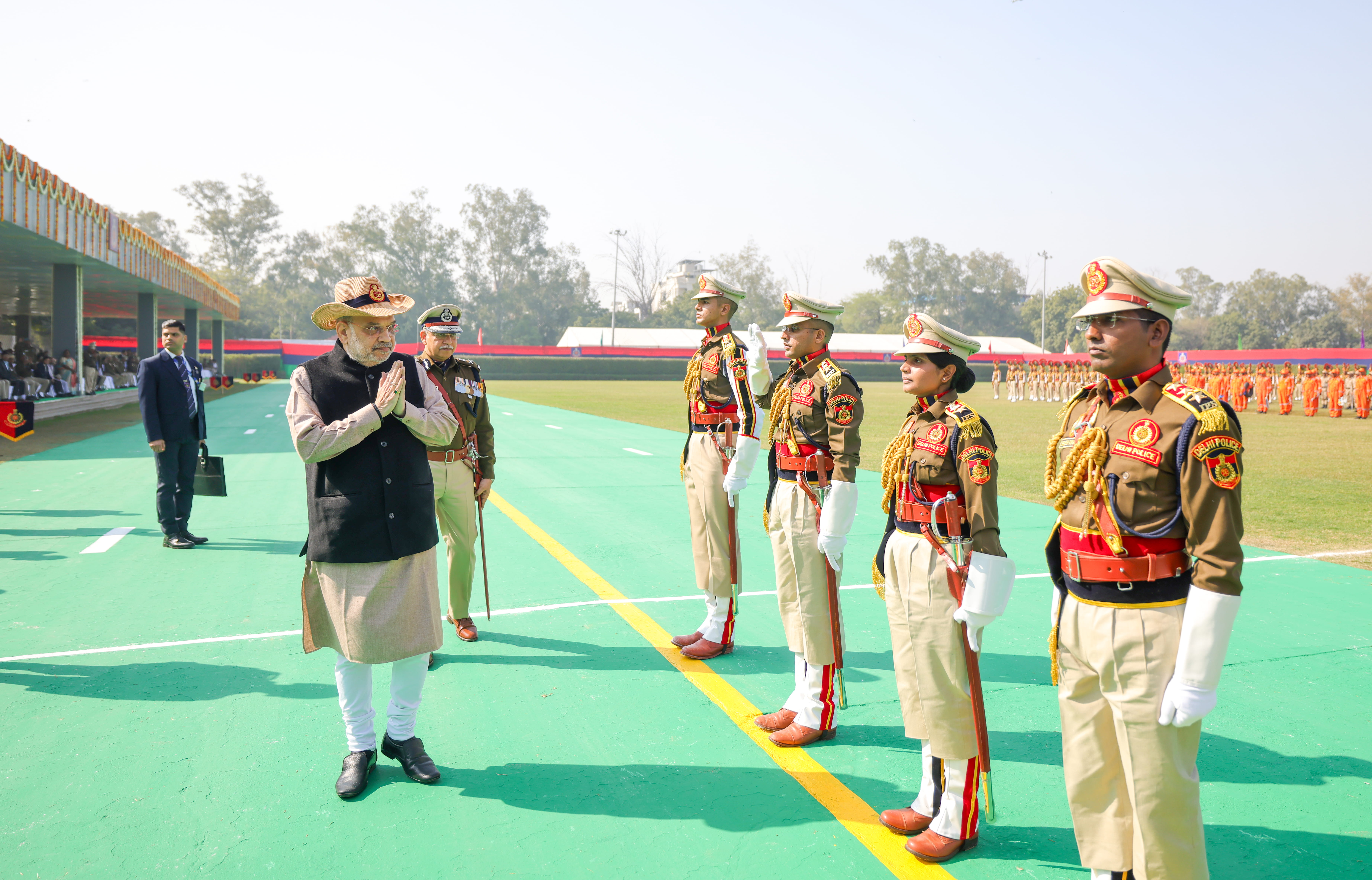 Union Home Minister and Minister of Cooperation Shri Amit Shah addresses the 79th Raising Day ceremony of Delhi Police as the Chief Guest in New Delhi