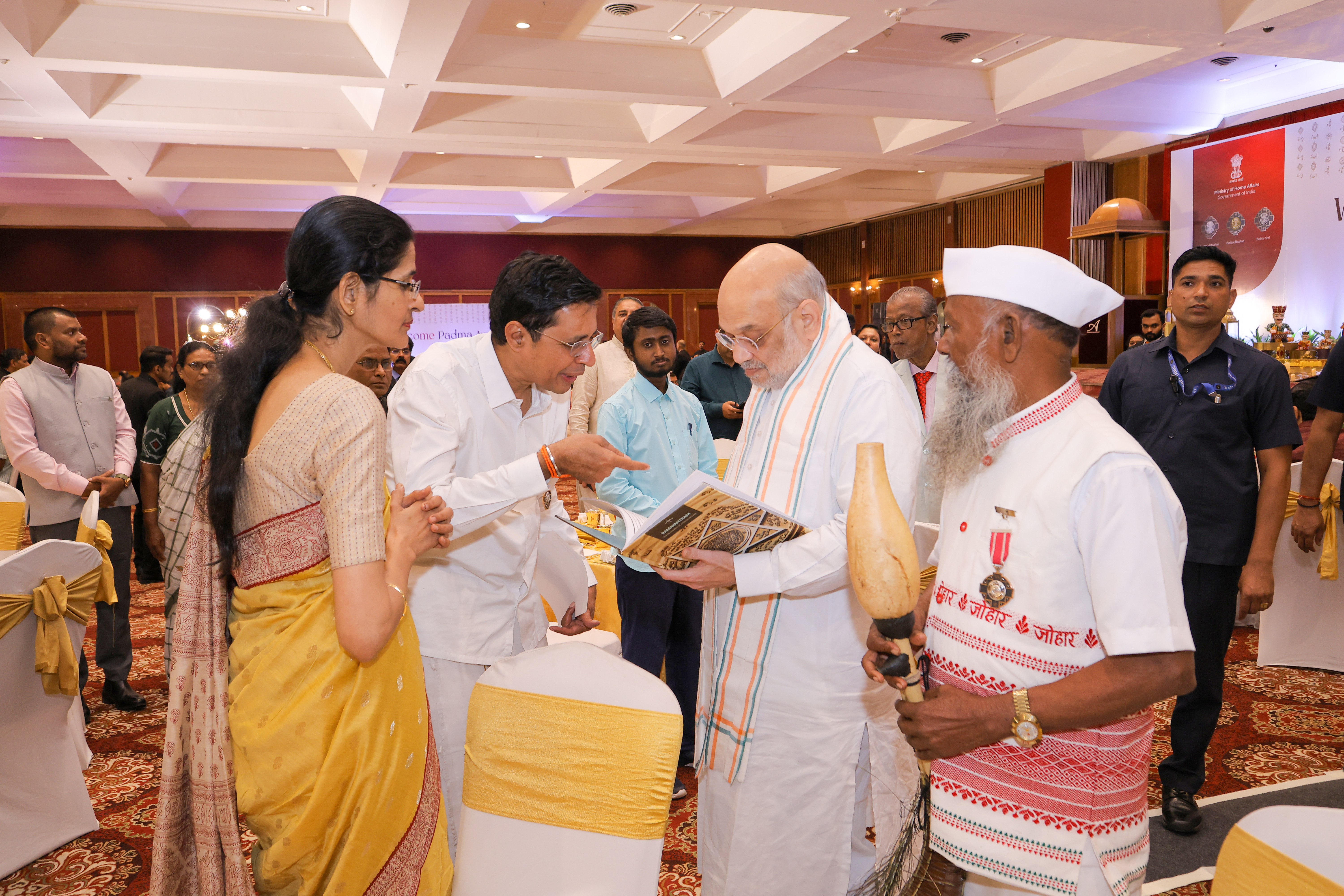 Union Home Minister And Minister of Cooperation Shri Amit Shah Hosted a dinner for the Padma Awardees of 2026.