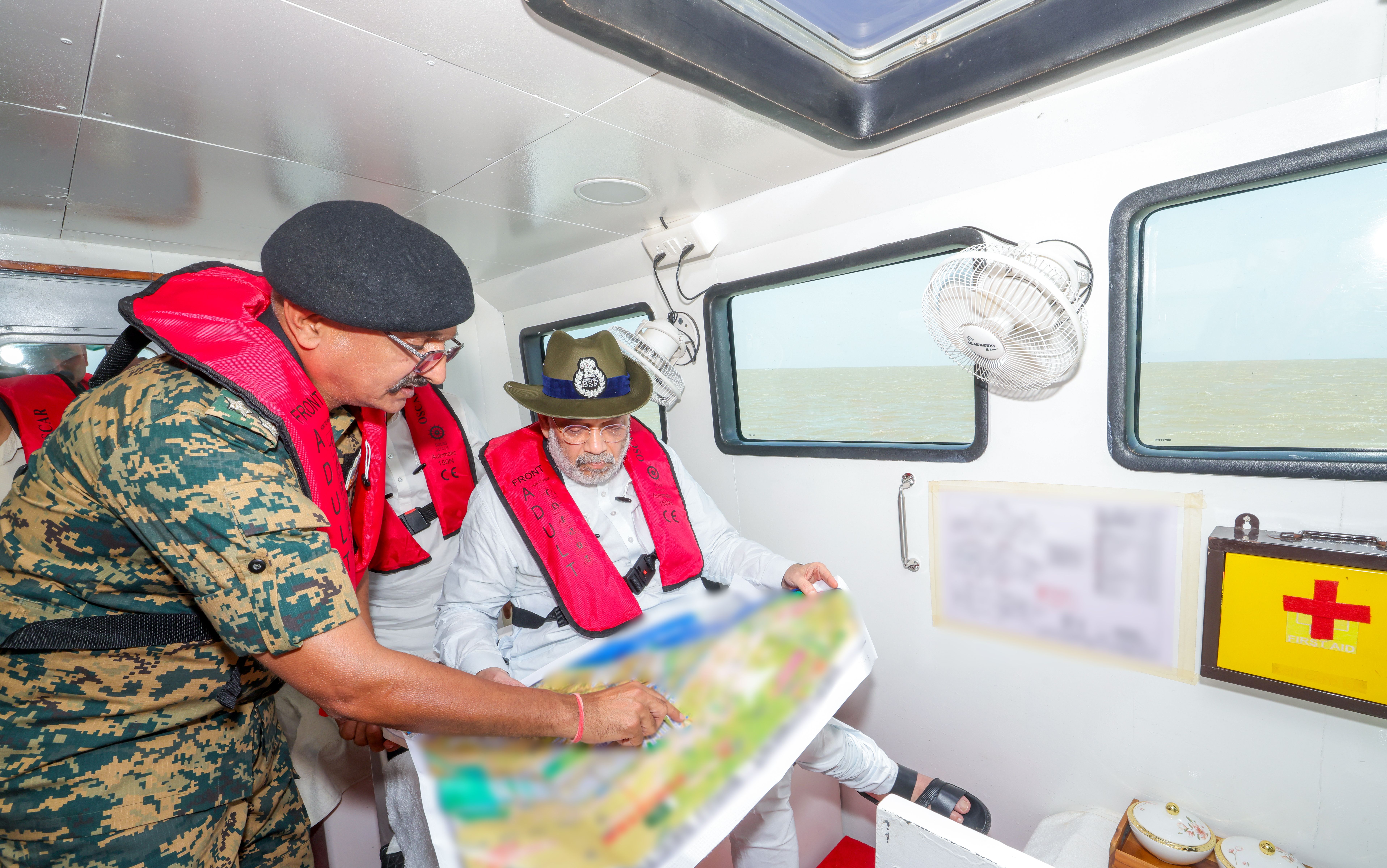 Union Home Minister and Minister of Cooperation Shri Amit Shah Visited the Sir Creek Area, along the India-Pakistan border, a strategically significant and sensitive zone in Gujarat.