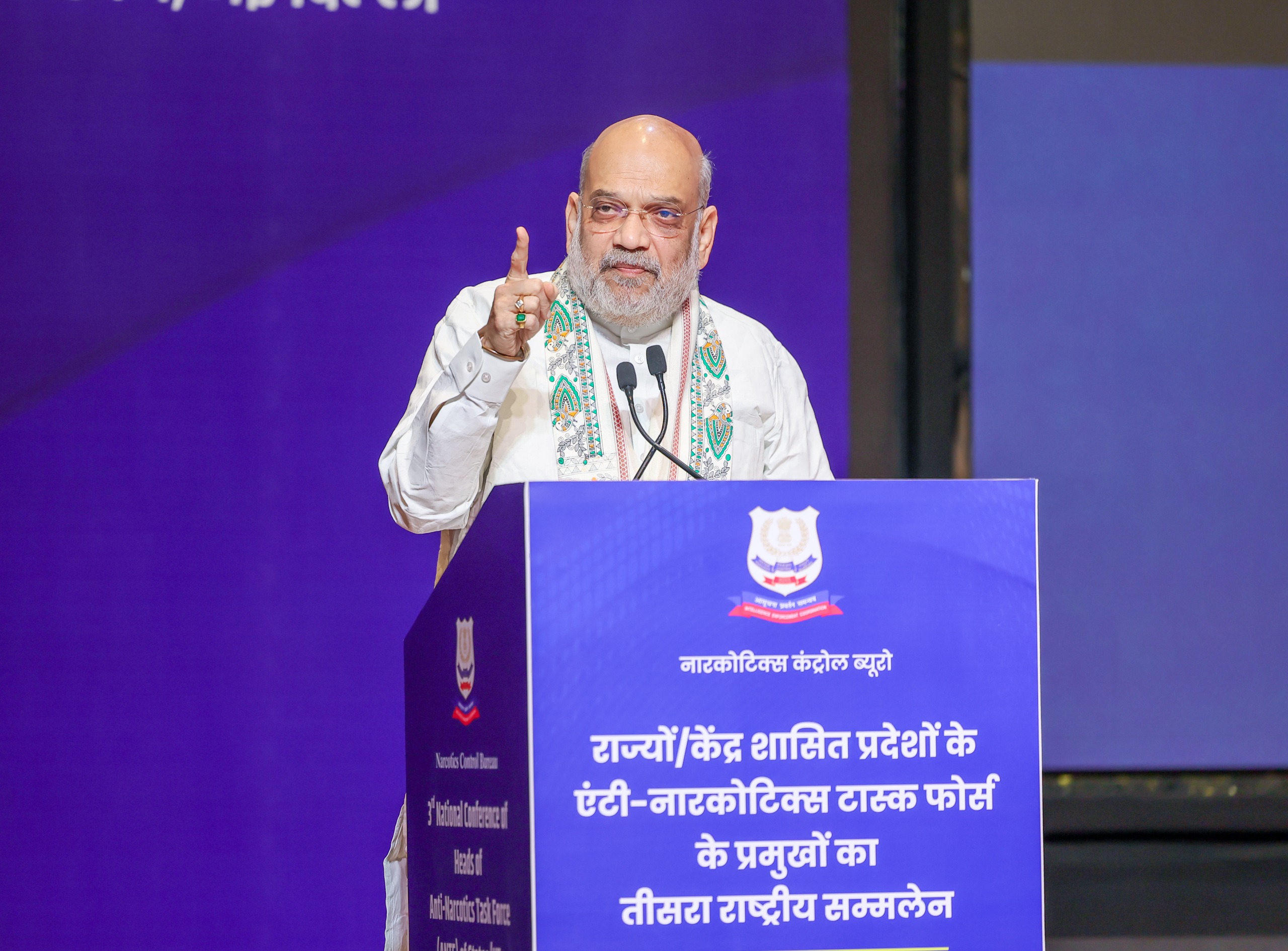 Union Home Minister Shri Amit Shah inaugurates the third national conference of ANTF chiefs from States/Union Territories in New Delhi