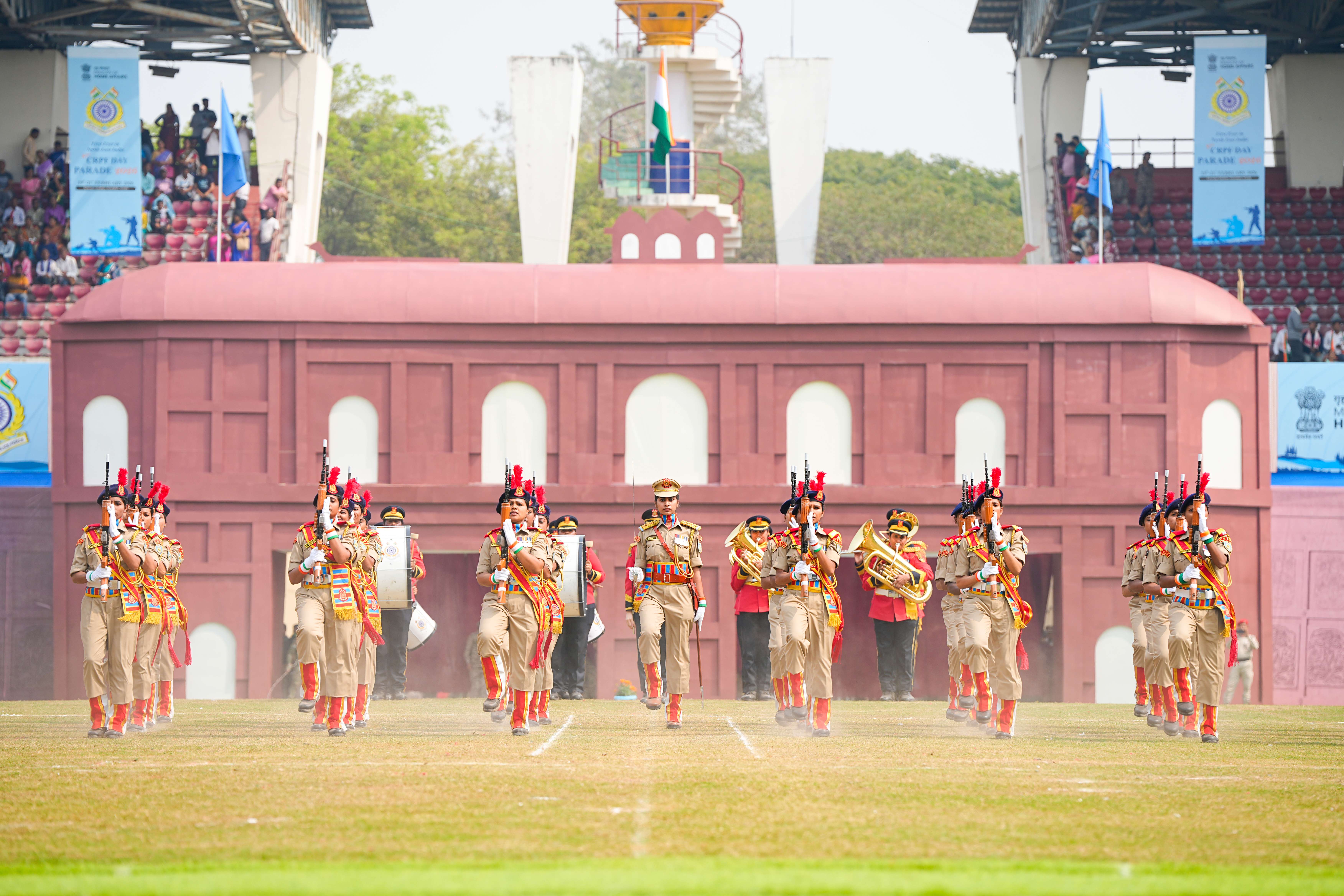 Union Home Minister and Minister of Cooperation, Shri Amit Shah attends the 87th Raising Day celebrations of CRPF in Guwahati, Assam