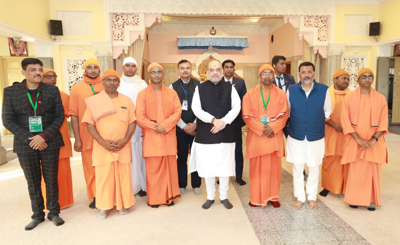 Union Home and Cooperation Minister Shri Amit Shah interacted with students at Ramakrishna Mission Vidyapith in Deoghar, Jharkhand 