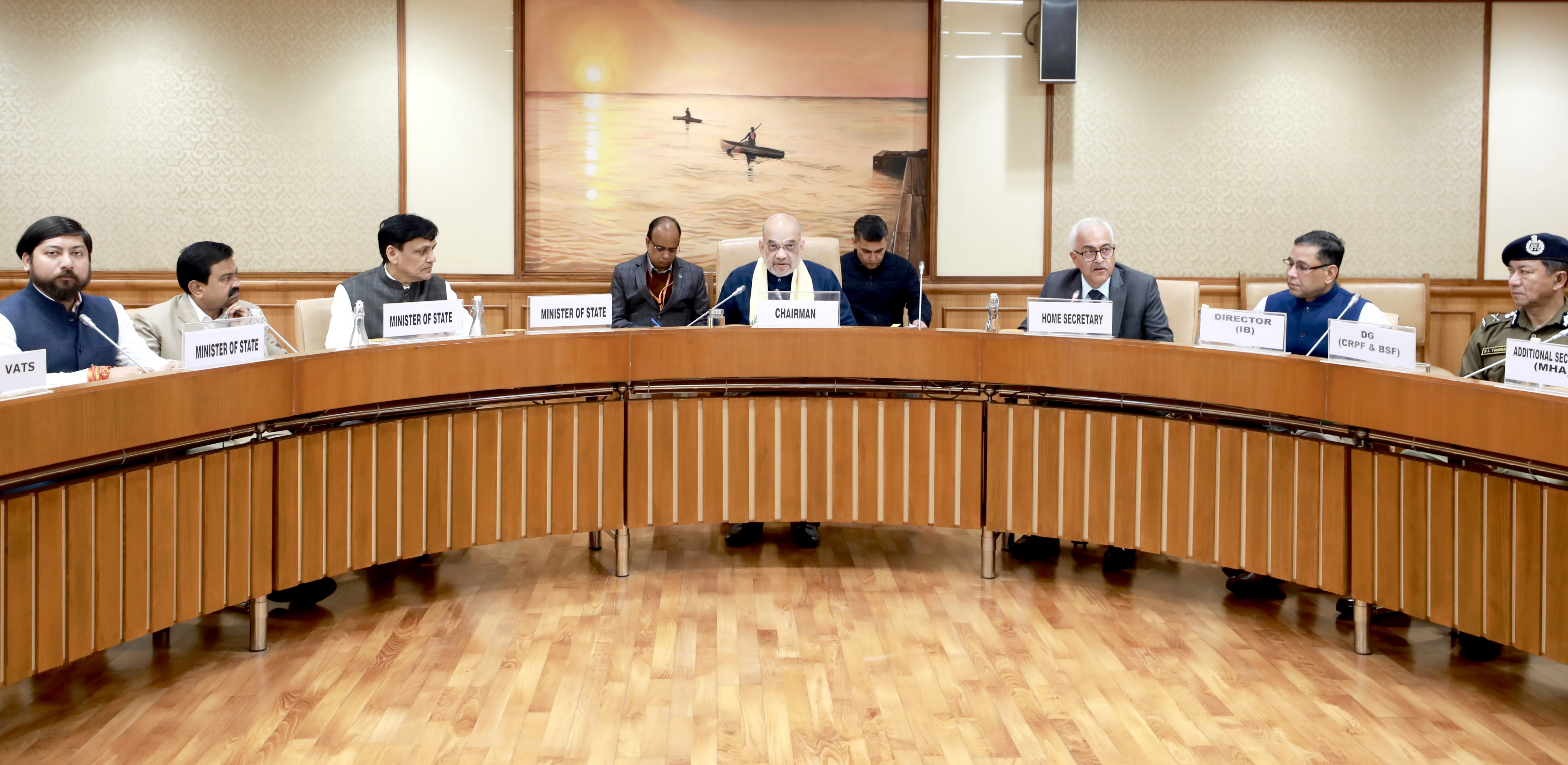 Shri Amit Shah chaired the meeting of the Parliamentary Consultative Committee on Left Wing Extremism of Ministry of Home Affairs, in New Delhi