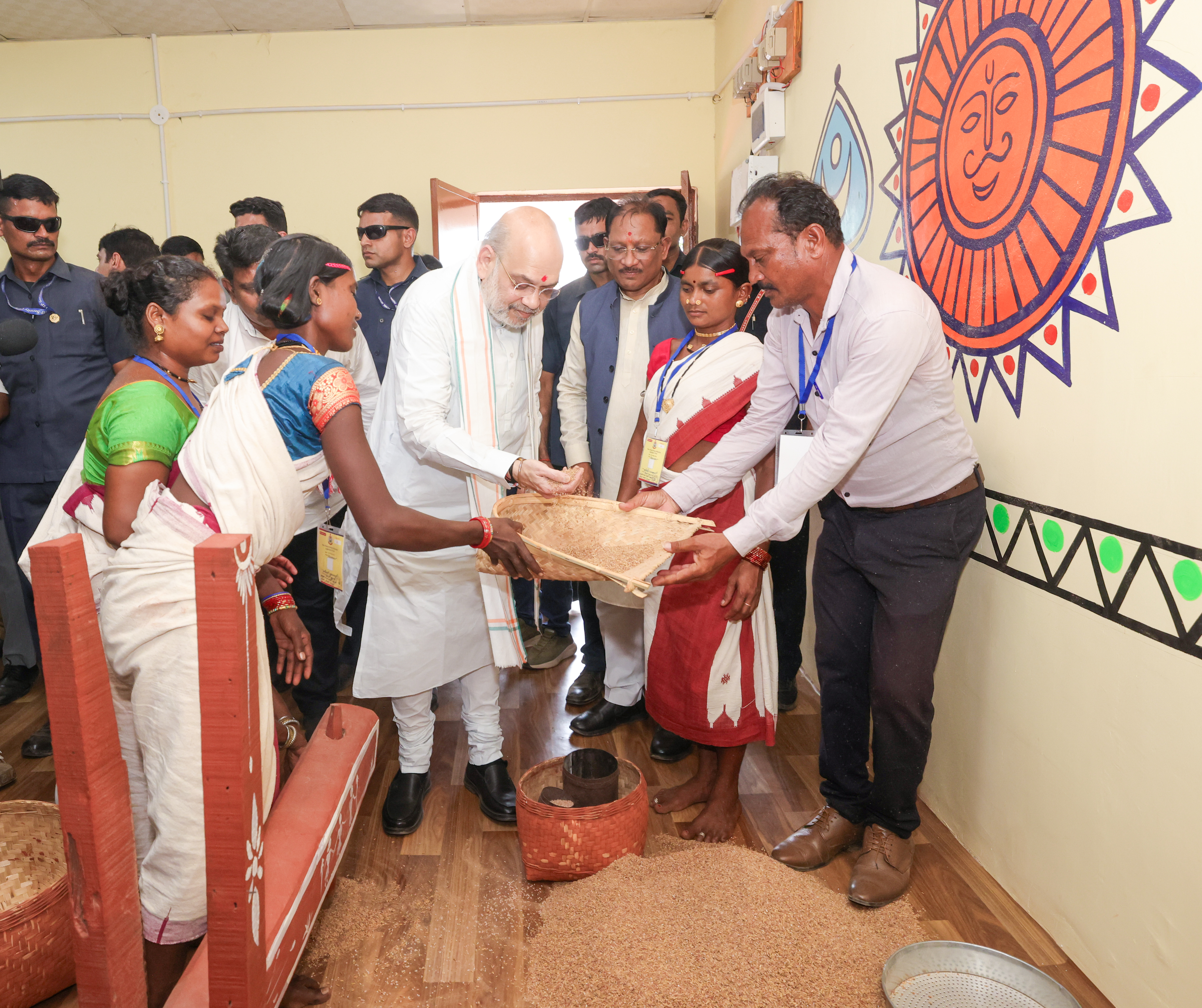 Shri Amit Shah inaugurated the Jan Seva Kendra (CSC) in Bastar, Chhattisgarh