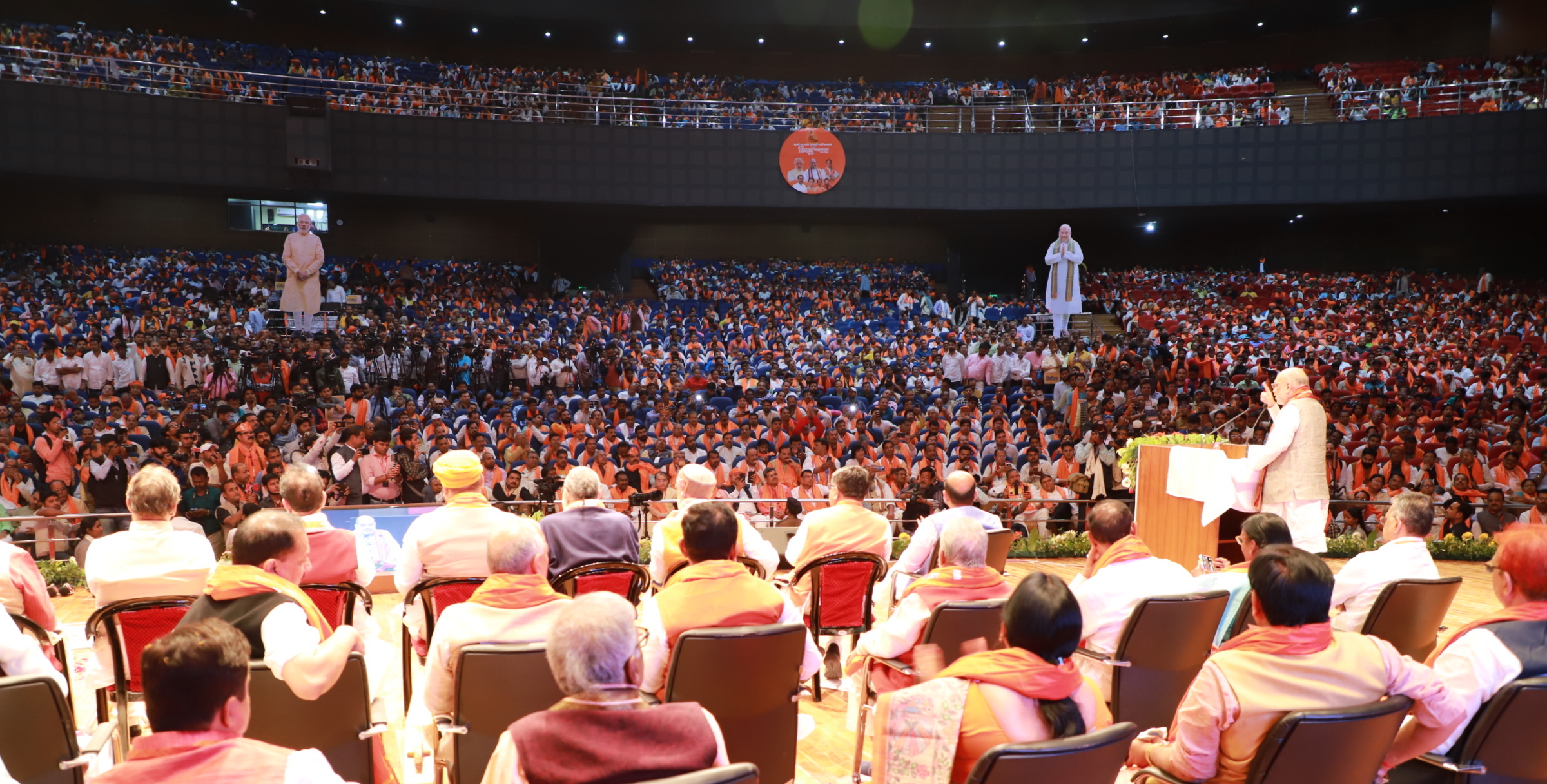 Union Home  Minister and Minister of Cooperation Minister Shri Amit Shah addressed the 'Kisan-Mazdoor Samagam' organized on the occasion of the Janm Jayanti  of Swami Sahajanand Saraswati at Patna, Bihar