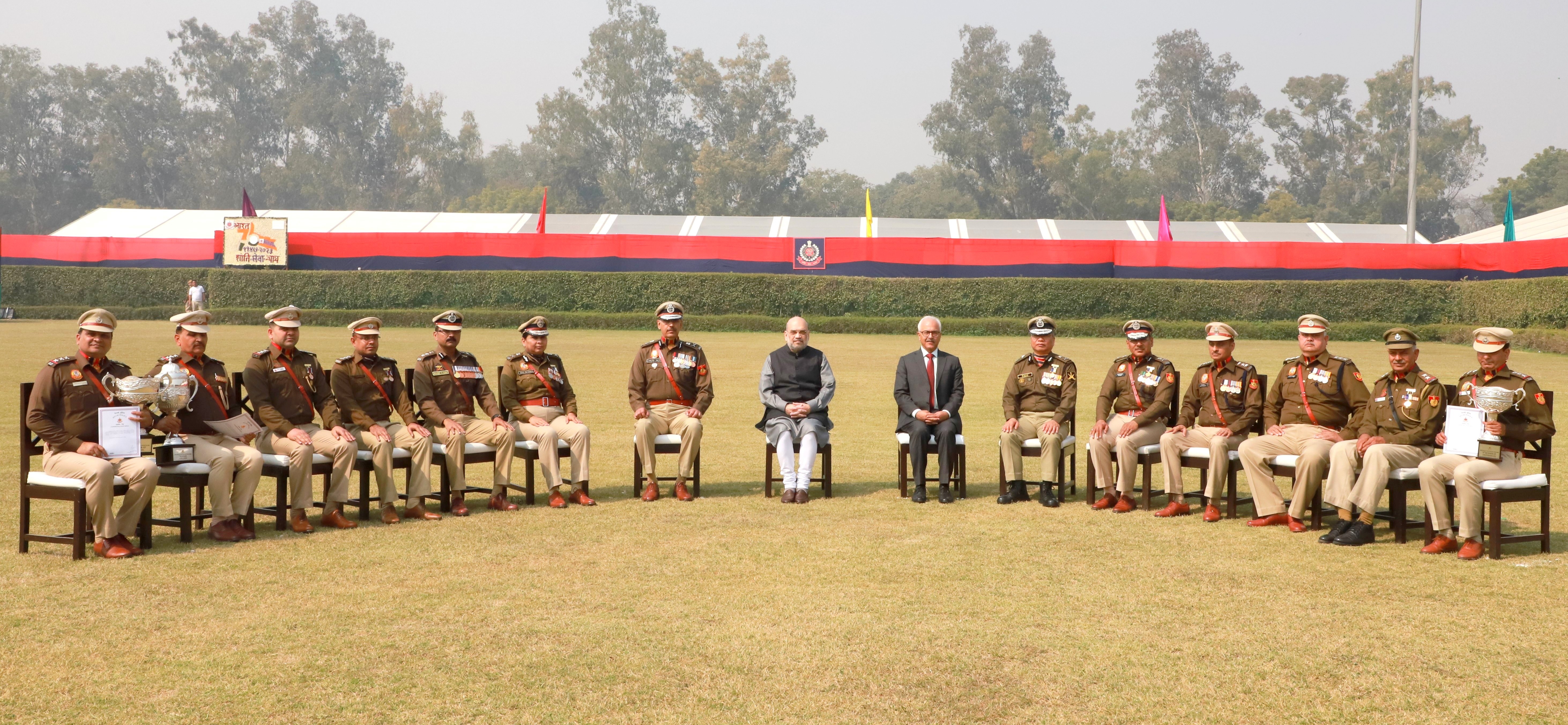 Union Home Minister and Minister of Cooperation, Shri Amit Shah attends the 76th Raising Day celebrations of Delhi Police as Chief Guest in New Delhi