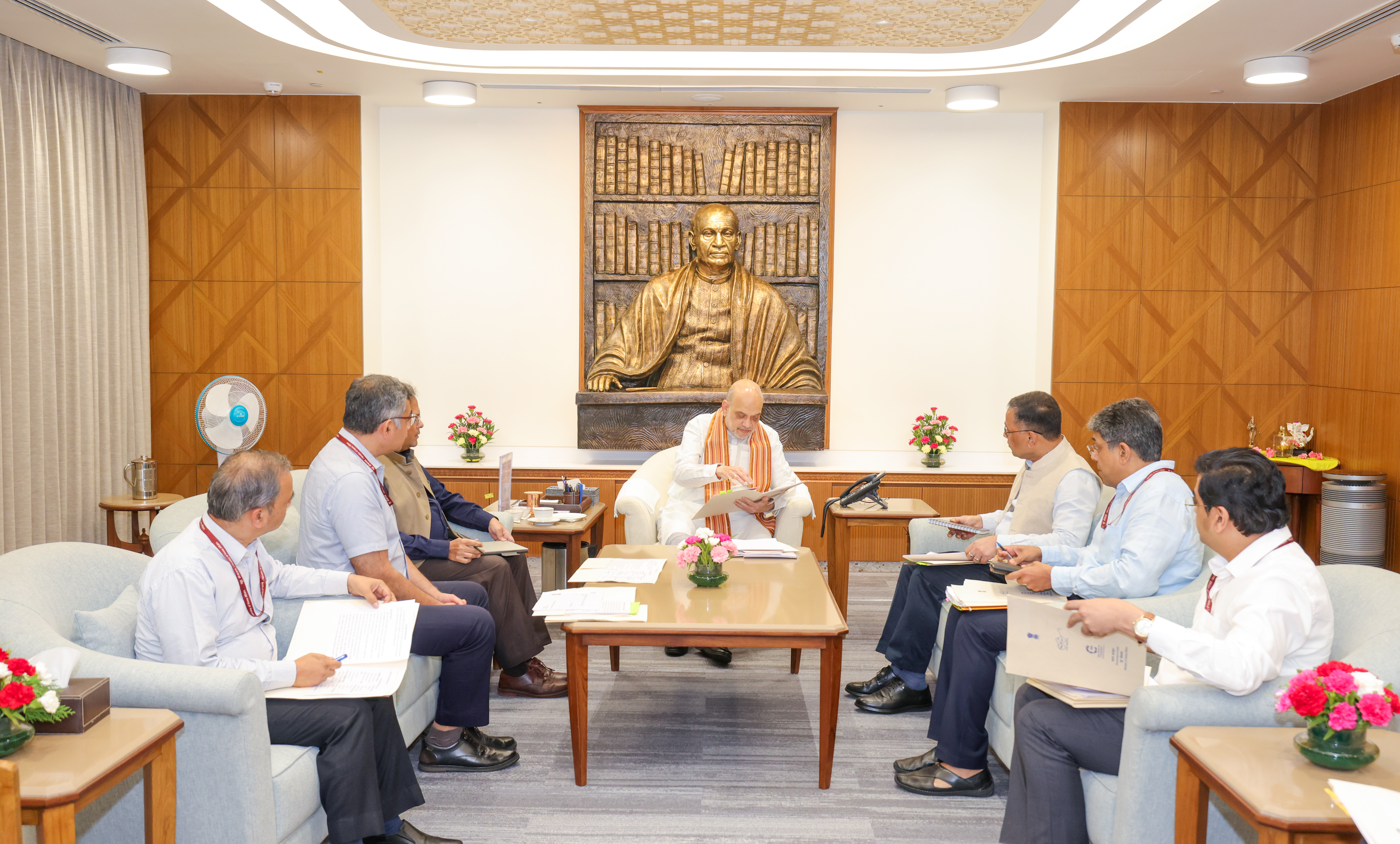 Shri Amit Shah chaired a meeting of MHA officials to ensure proper facilitation of the High-Level Committee on Demographic Changes.