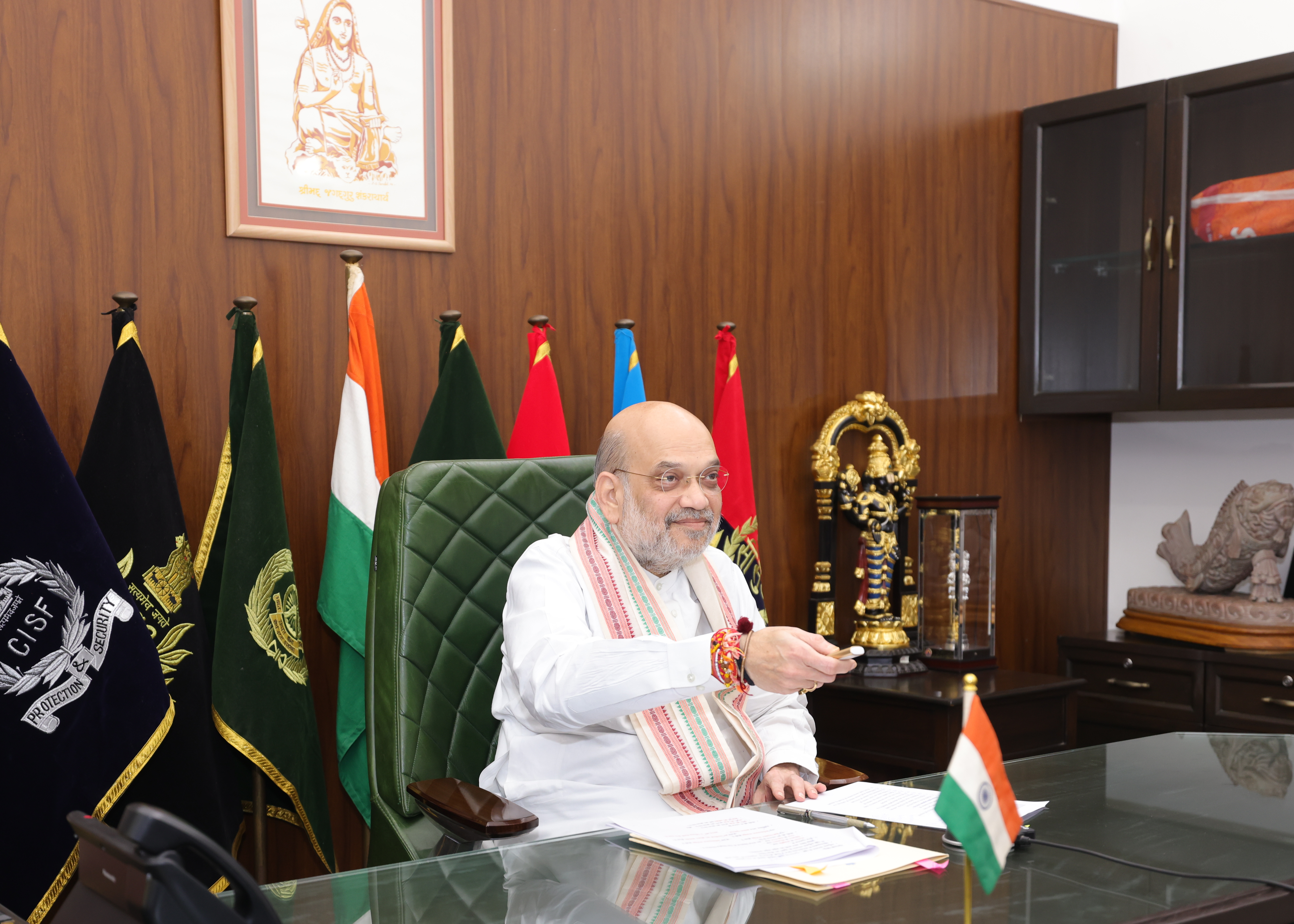 Shri Amit Shah inaugurates Sardar Dham Girls Hostel Phase-2 in Ahmedabad through video conferencing from New Delhi