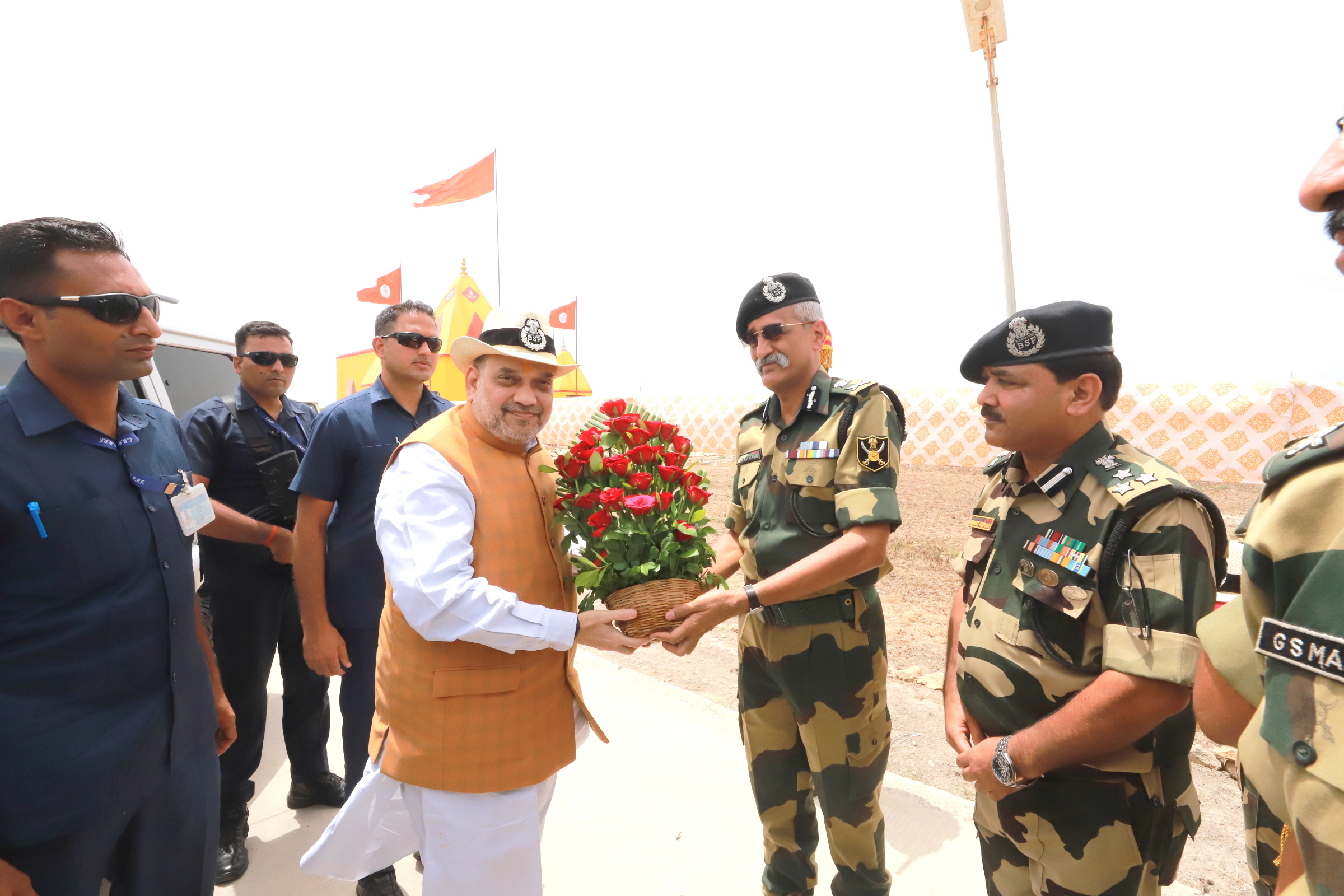 Shri Amit Shah visited the National Coastal Police Academy in Okha Gujarat