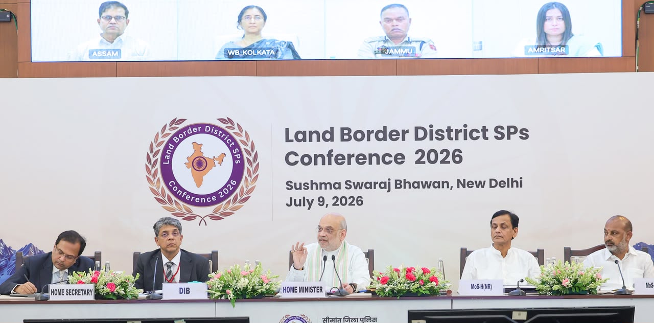 Shri Amit Shah addresses Land Border Districts’ Superintendents of Police Conference-2026 in New Delhi