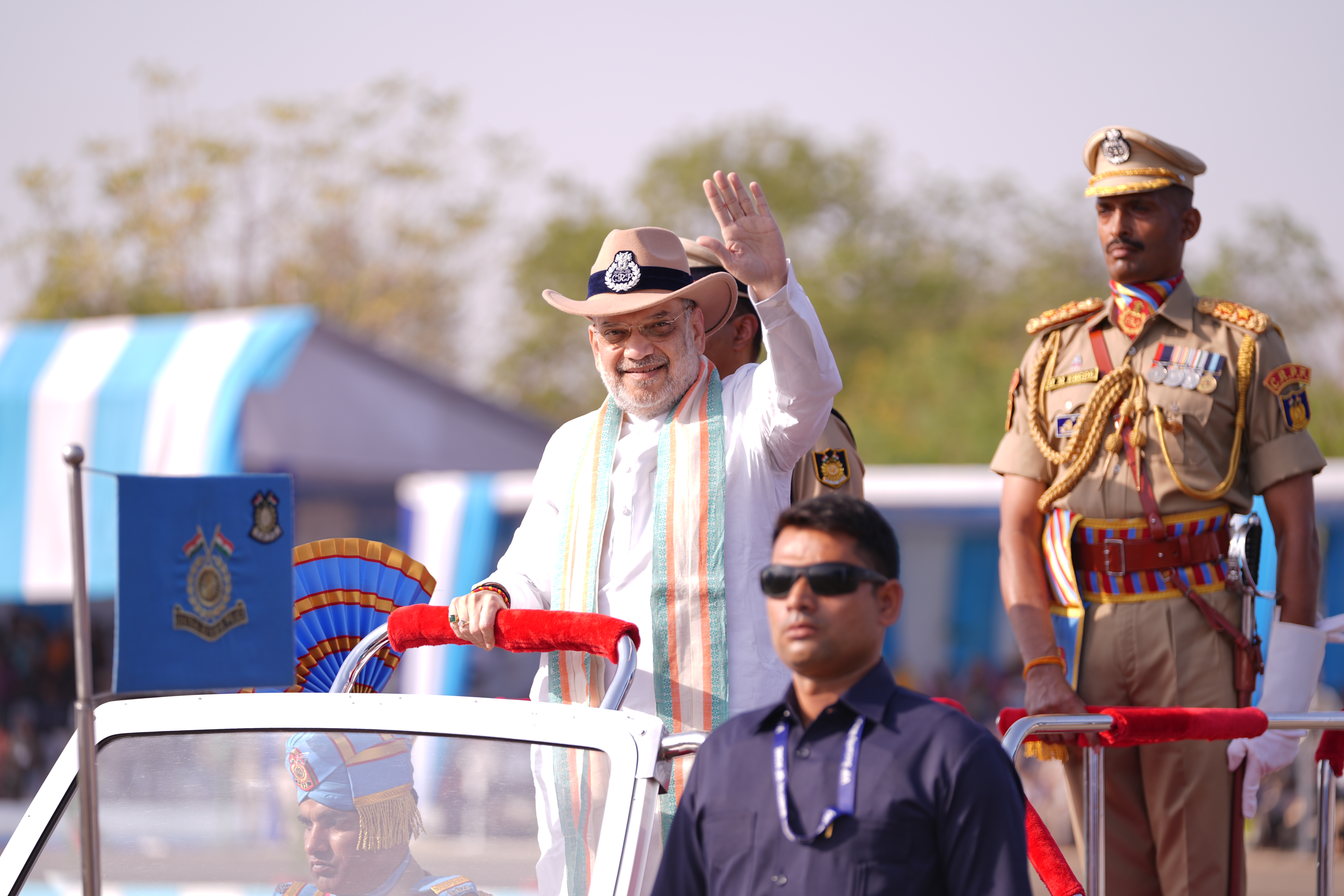 Shri Amit Shah addresses the CRPF Day Parade-2025 in Neemuch, Madhya Pradesh